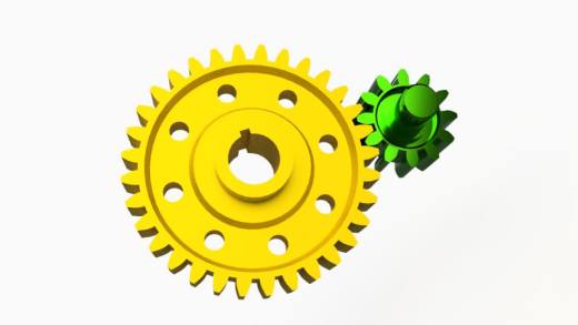 动画直齿轮传动缩略图